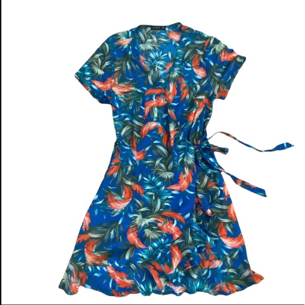 Cotton On  - Fun & Flirty Colorful Wrap Dress